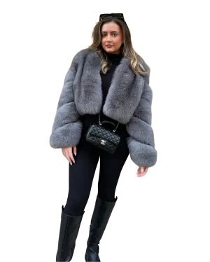 Sophia™ | Elegant Cross Sleeves Coat