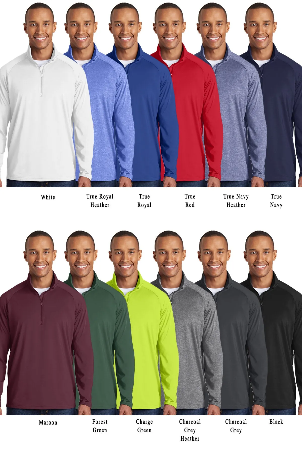 Sport-Tek: Sport-Wick Stretch 1⁄2-Zip Pullovers (ST850)