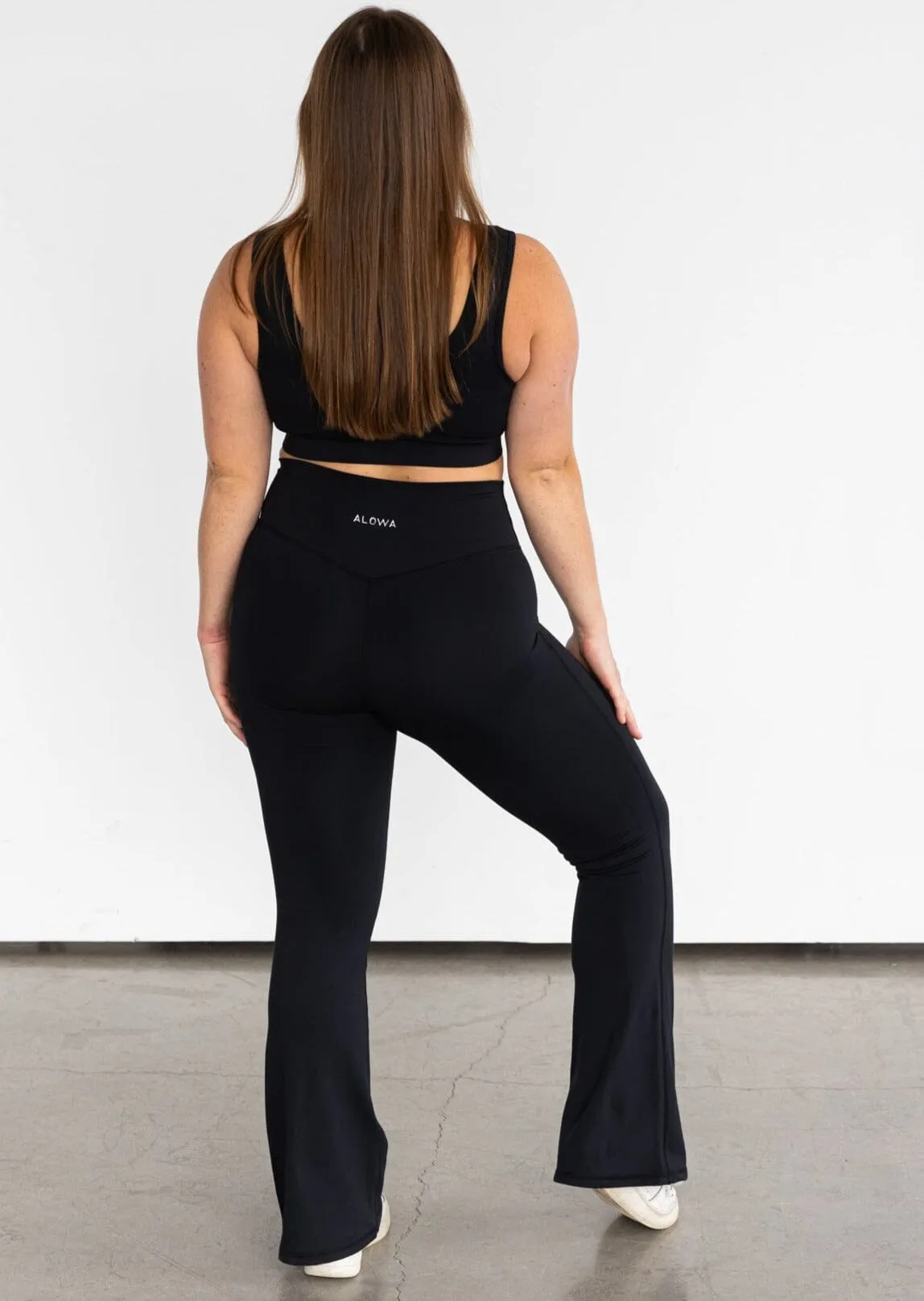 Stacy Flare Leggings Black