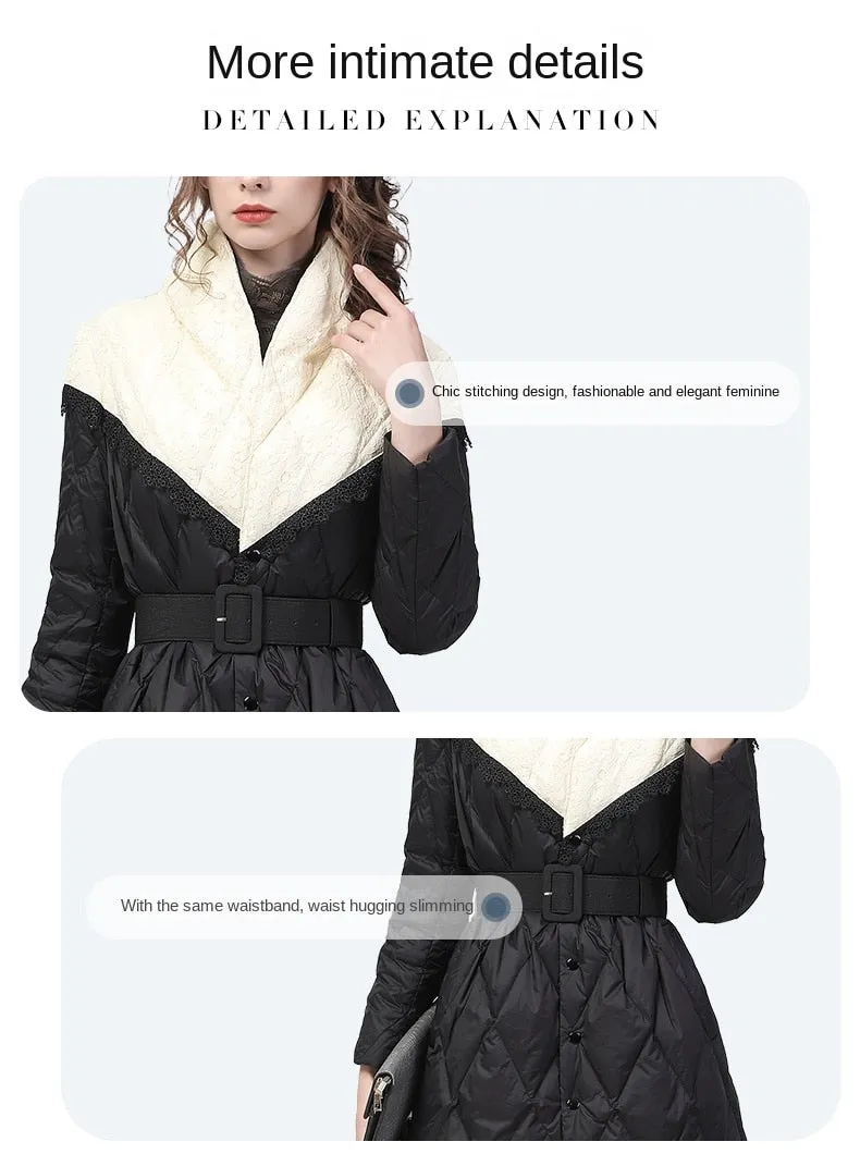 Stand Collar Fur Hooded Soft Long Winter Coats