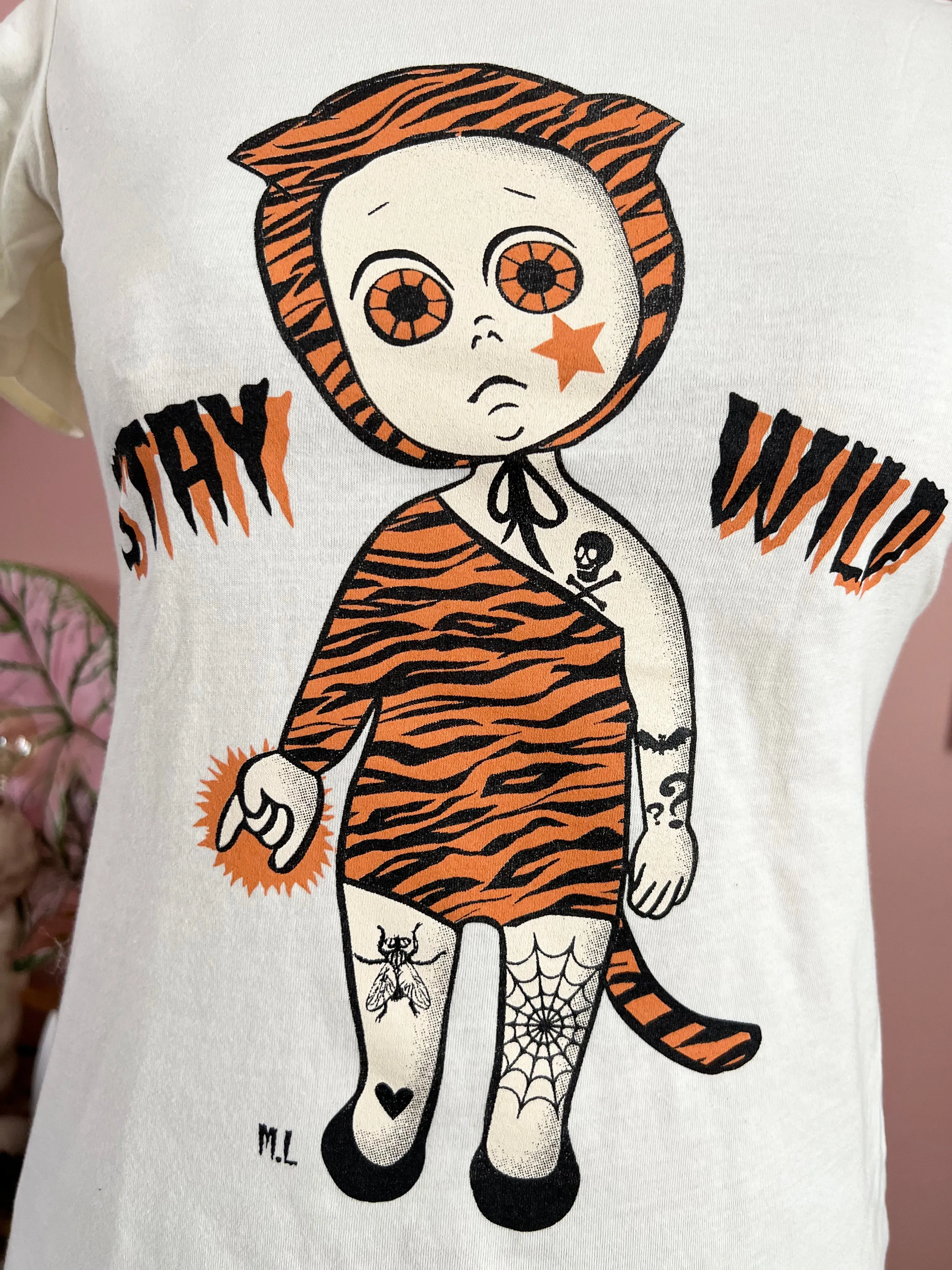 STAY WILD TEE *IVOLY