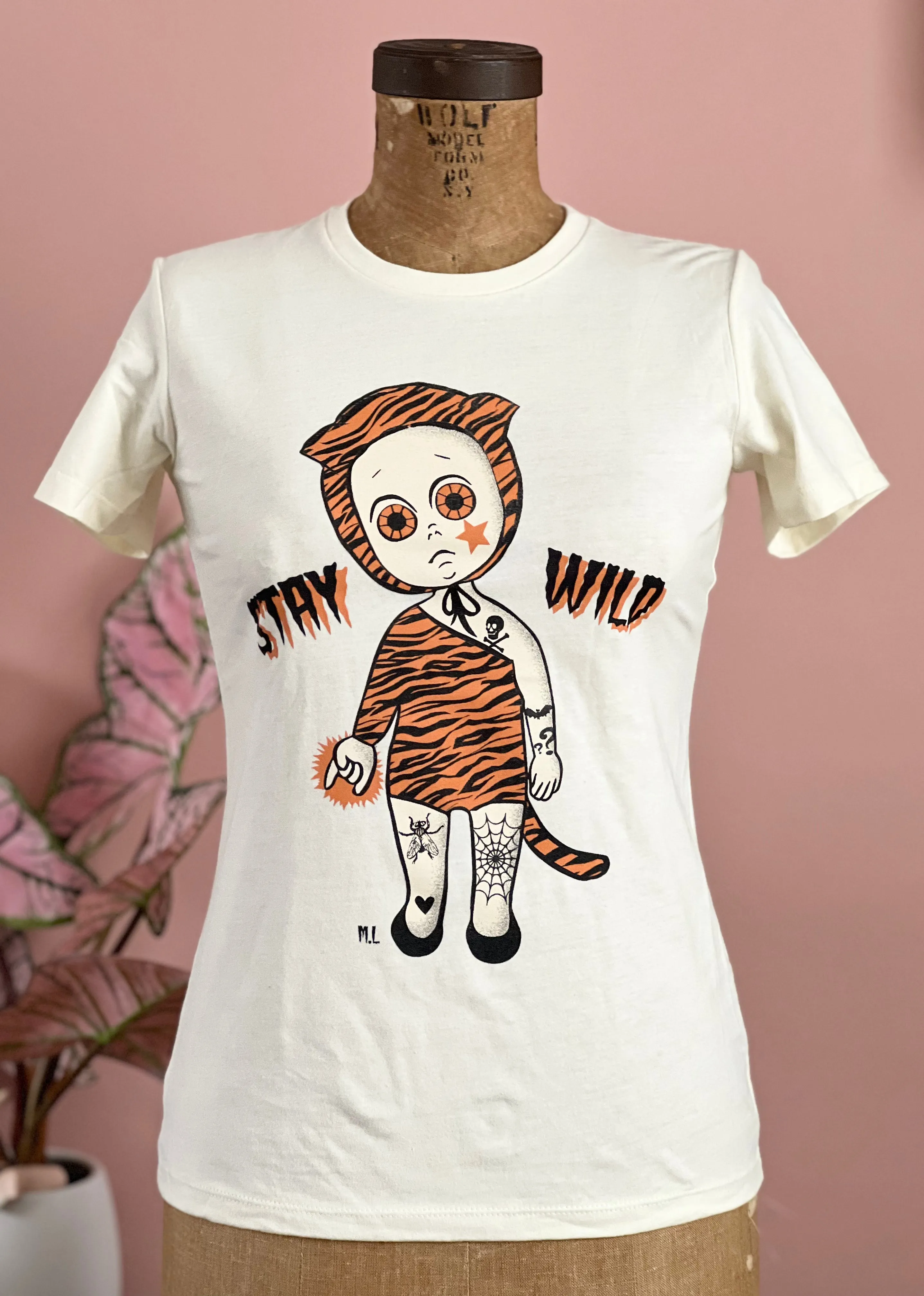 STAY WILD TEE *IVOLY