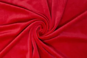 Strawberry Red - THICC Stretch Fleece - 1/2 Metre