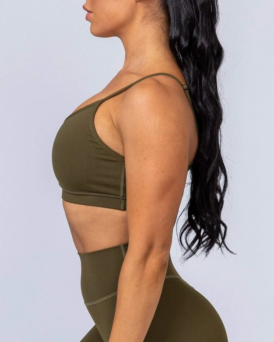 Summer Scoop Bra - Khaki