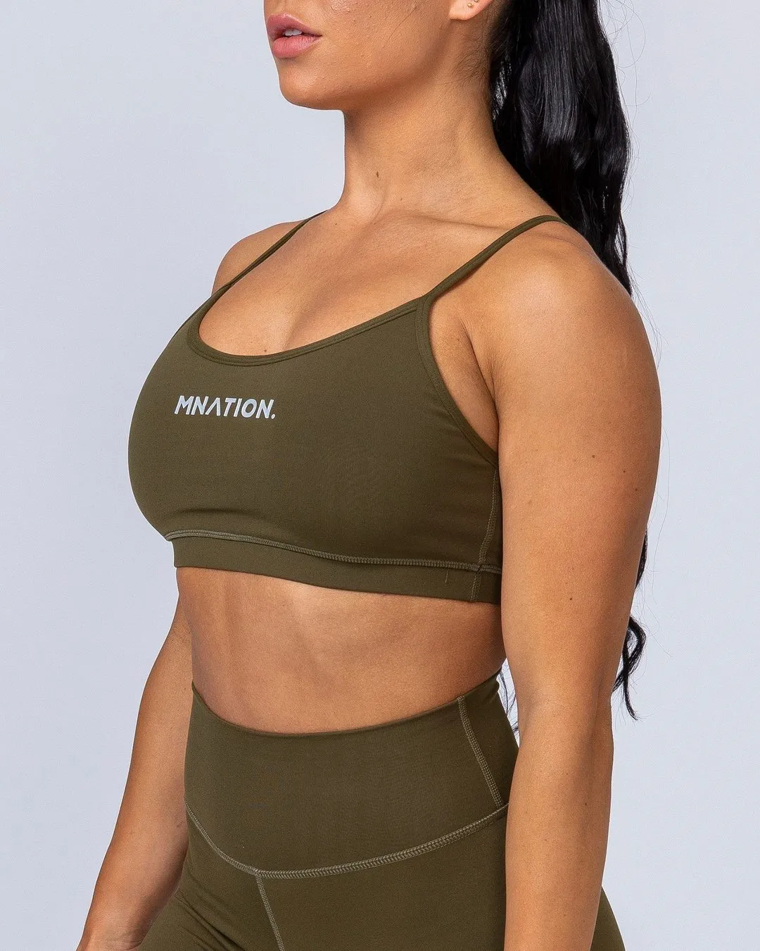 Summer Scoop Bra - Khaki