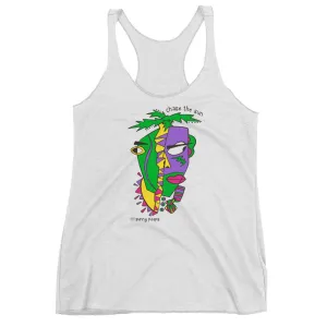 Sunny Spirit Face - Women's Racerback Tank