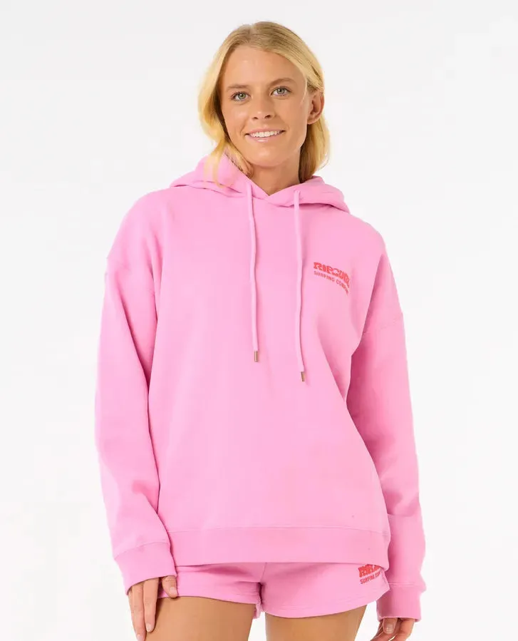 Surf Puff Heritage Hood - Pink