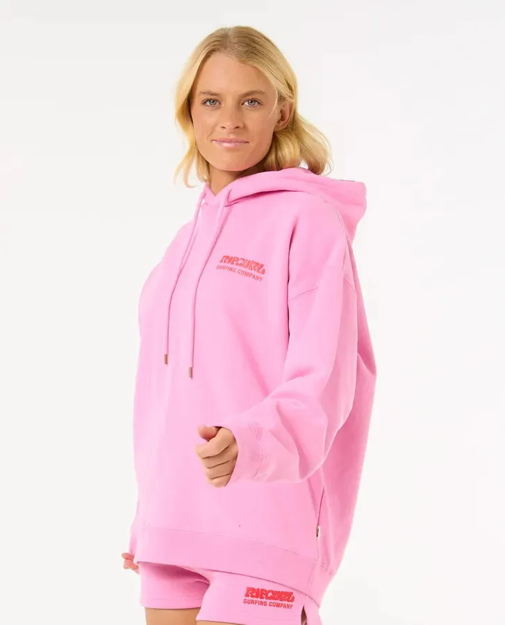 Surf Puff Heritage Hood - Pink
