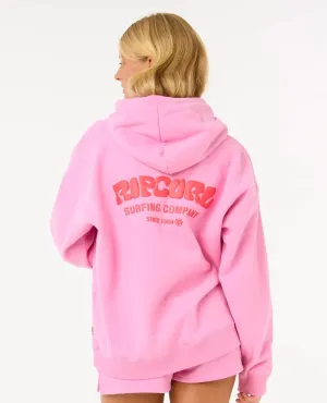 Surf Puff Heritage Hood - Pink