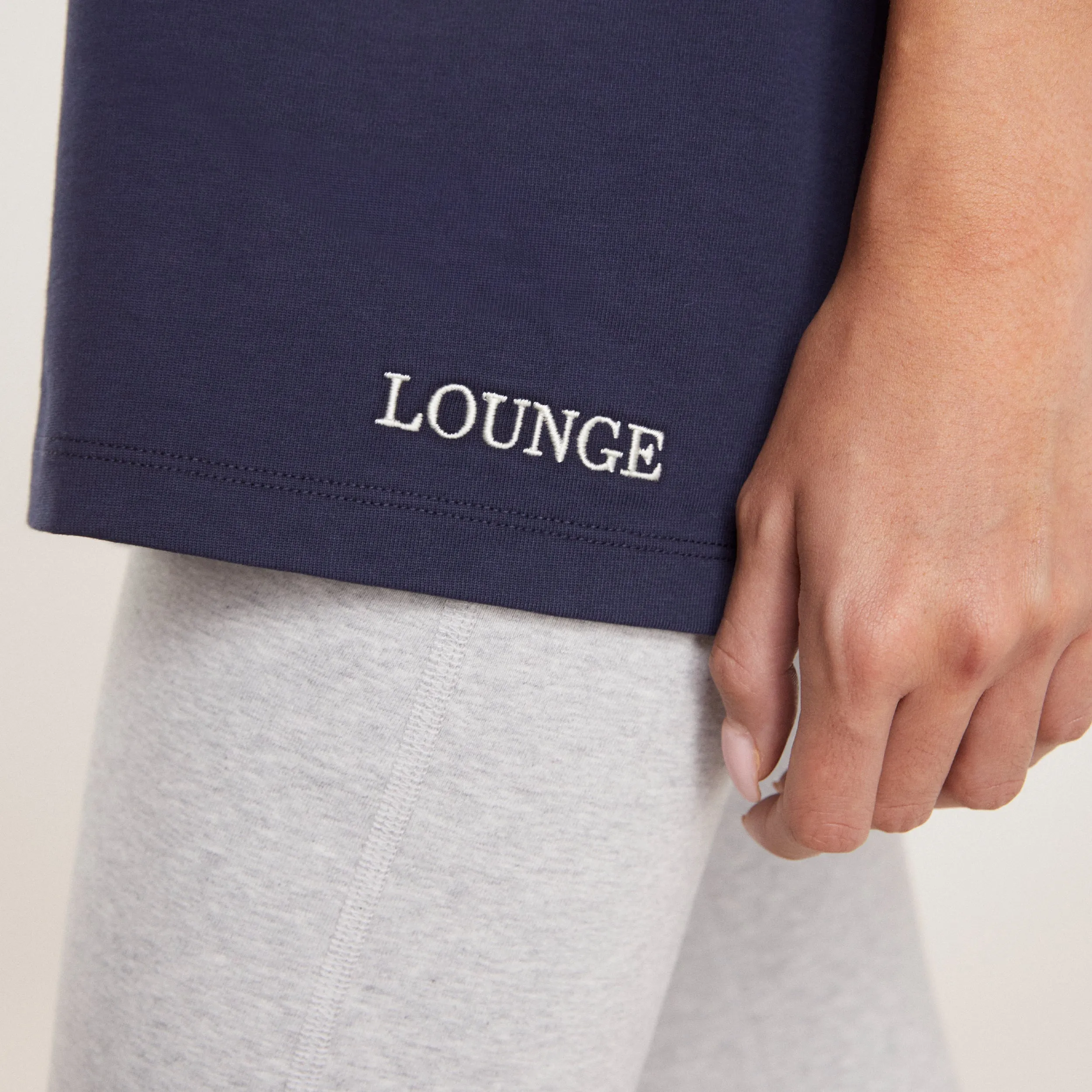 T-Shirt Boxy - Bleu Encre