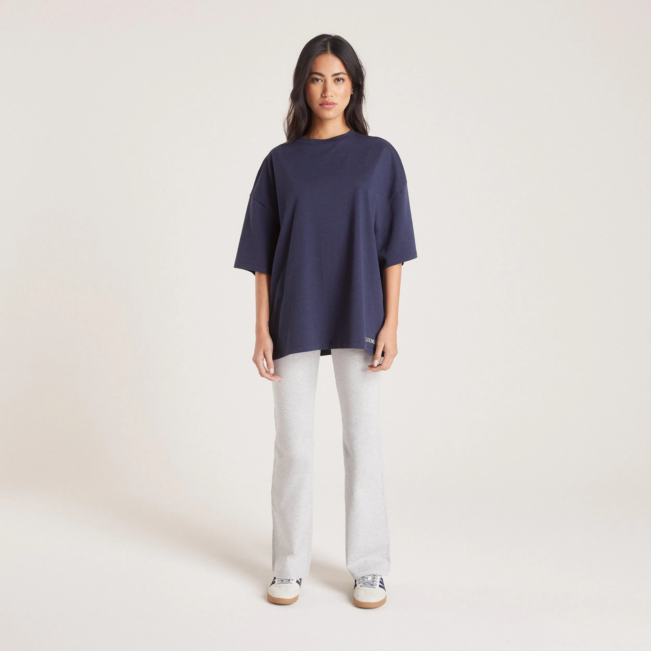 T-Shirt Boxy - Bleu Encre