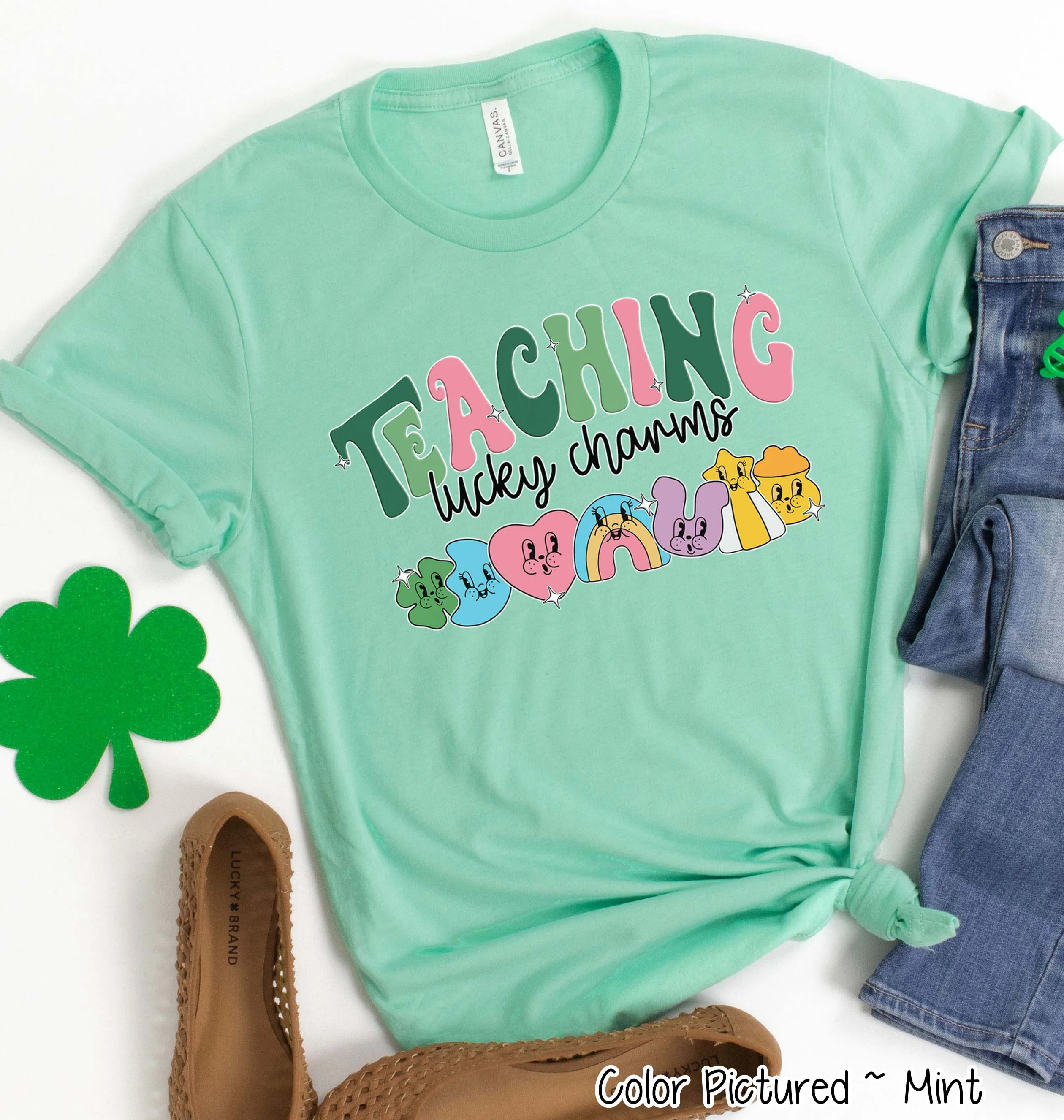 Teaching Lucky Charms St Patricks Day Tee or Sweatshirt
