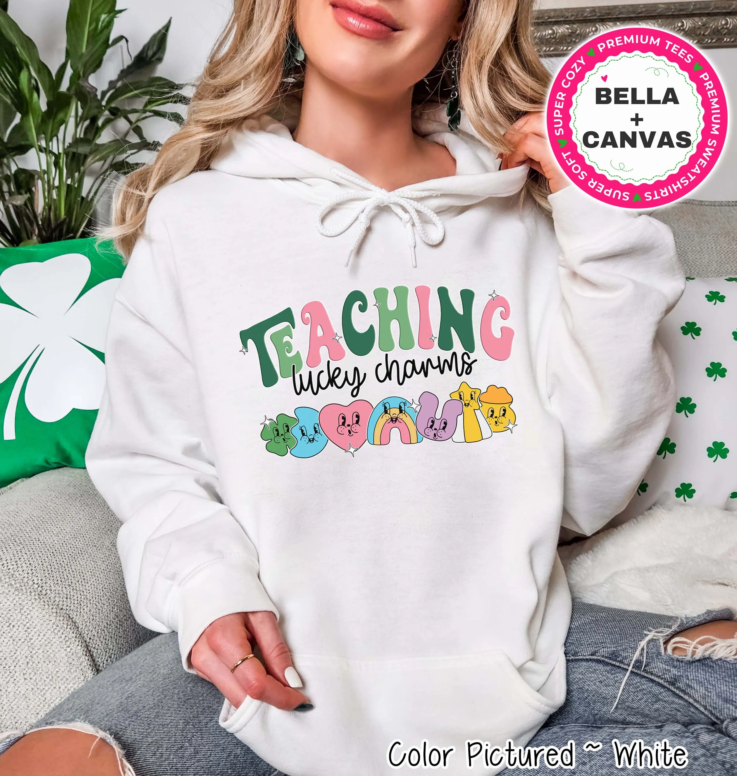 Teaching Lucky Charms St Patricks Day Tee or Sweatshirt