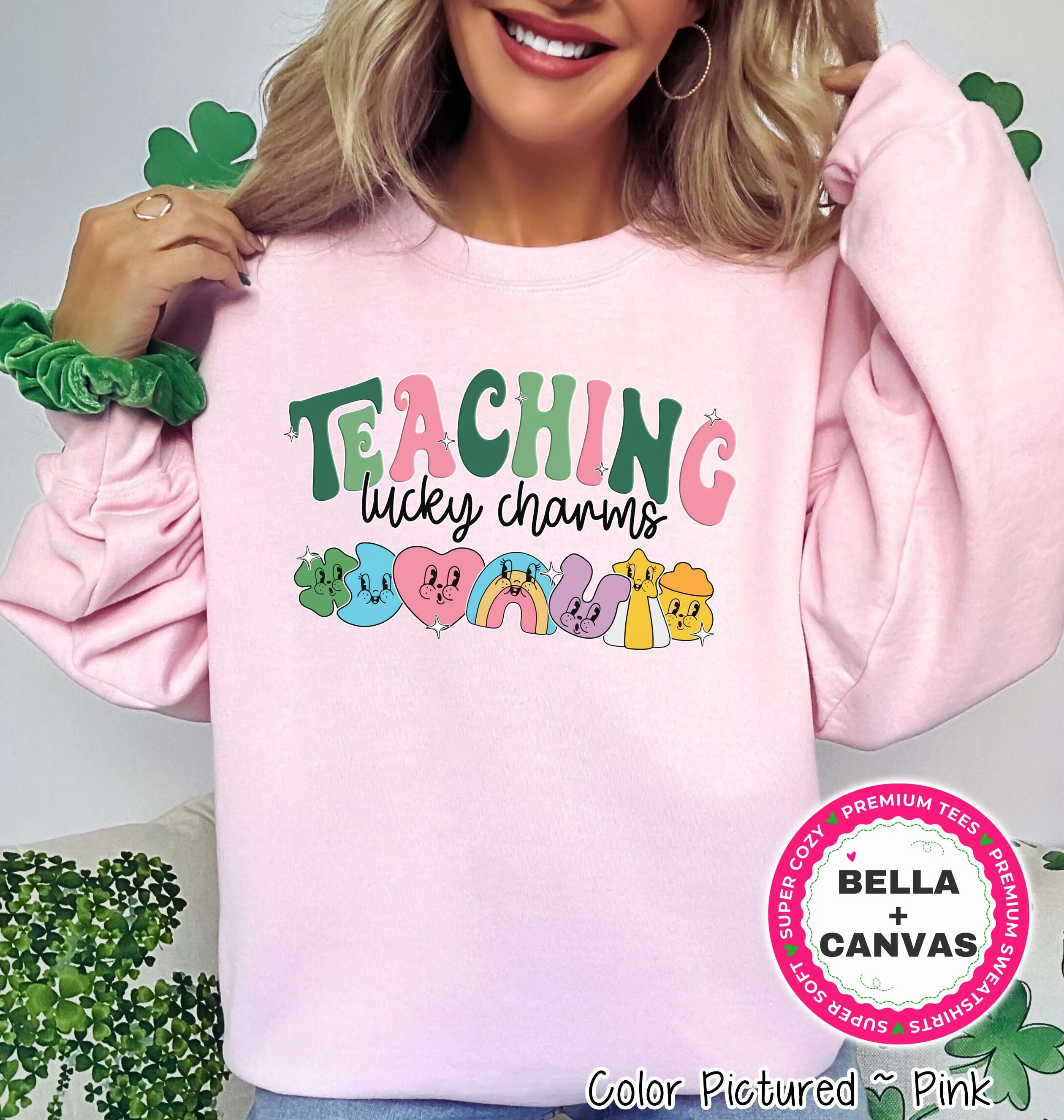 Teaching Lucky Charms St Patricks Day Tee or Sweatshirt