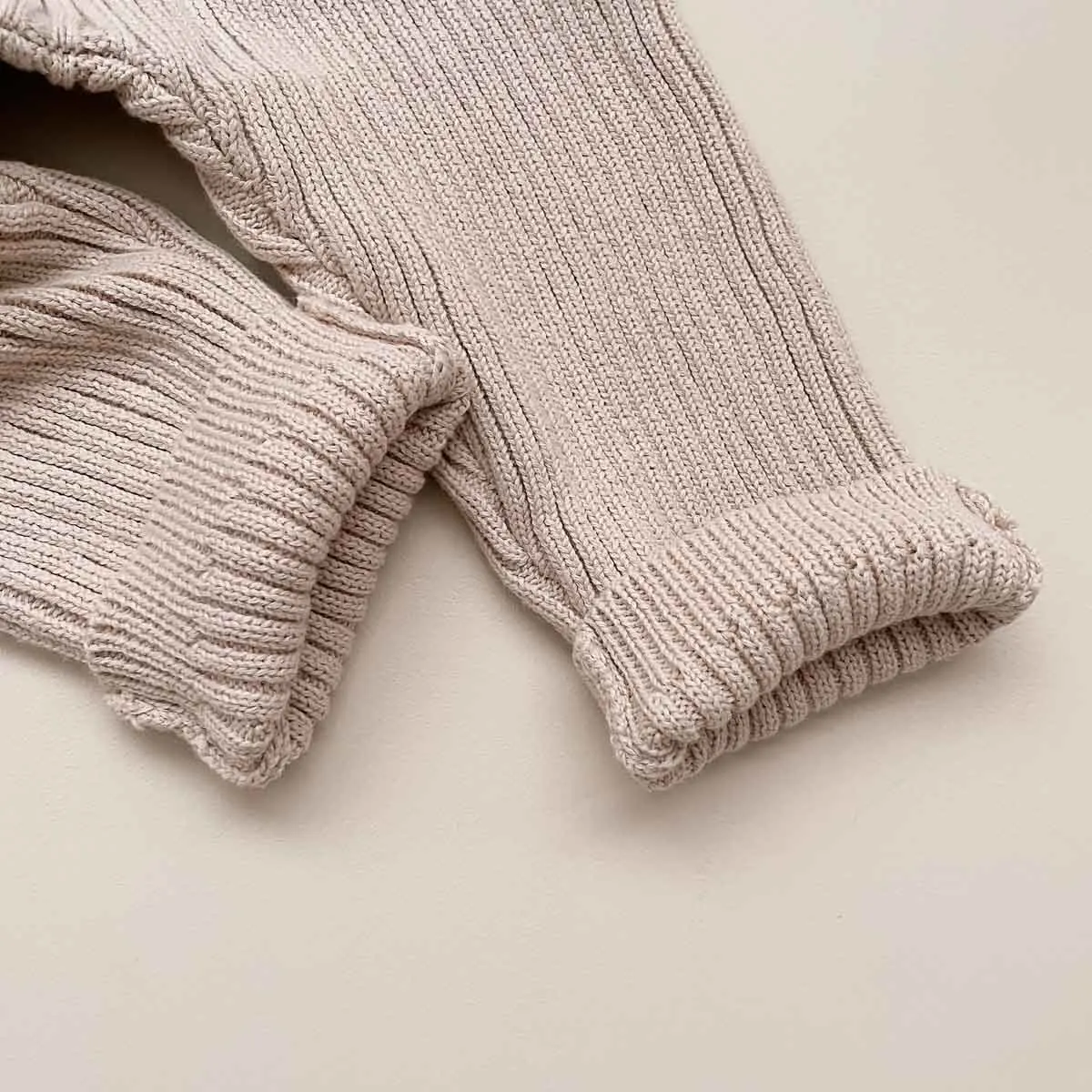 Thick cotton ribbed Pants