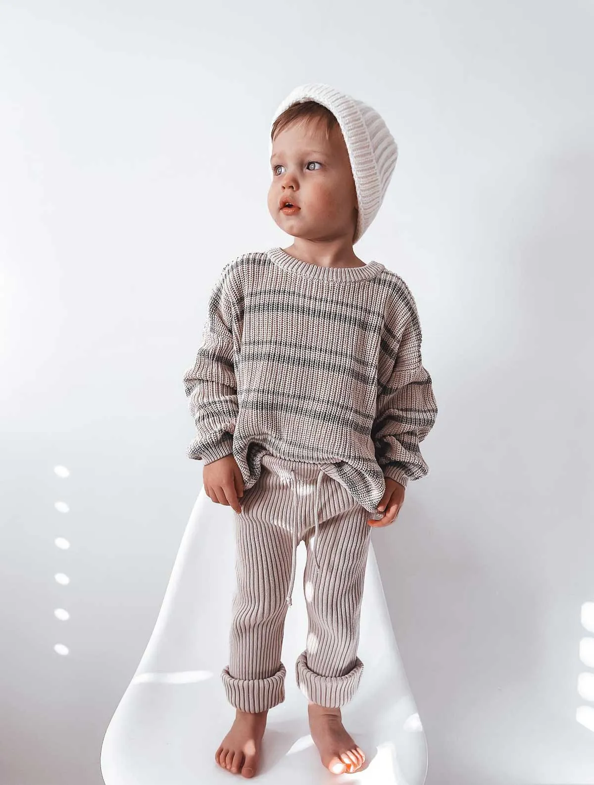 Thick cotton ribbed Pants
