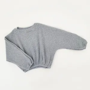 TINY TROVE JETT PULLOVER GREY