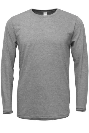 Tis The Season Baseball Purple and Gold Adult Soft-Tek Blend Long Sleeve Tee
