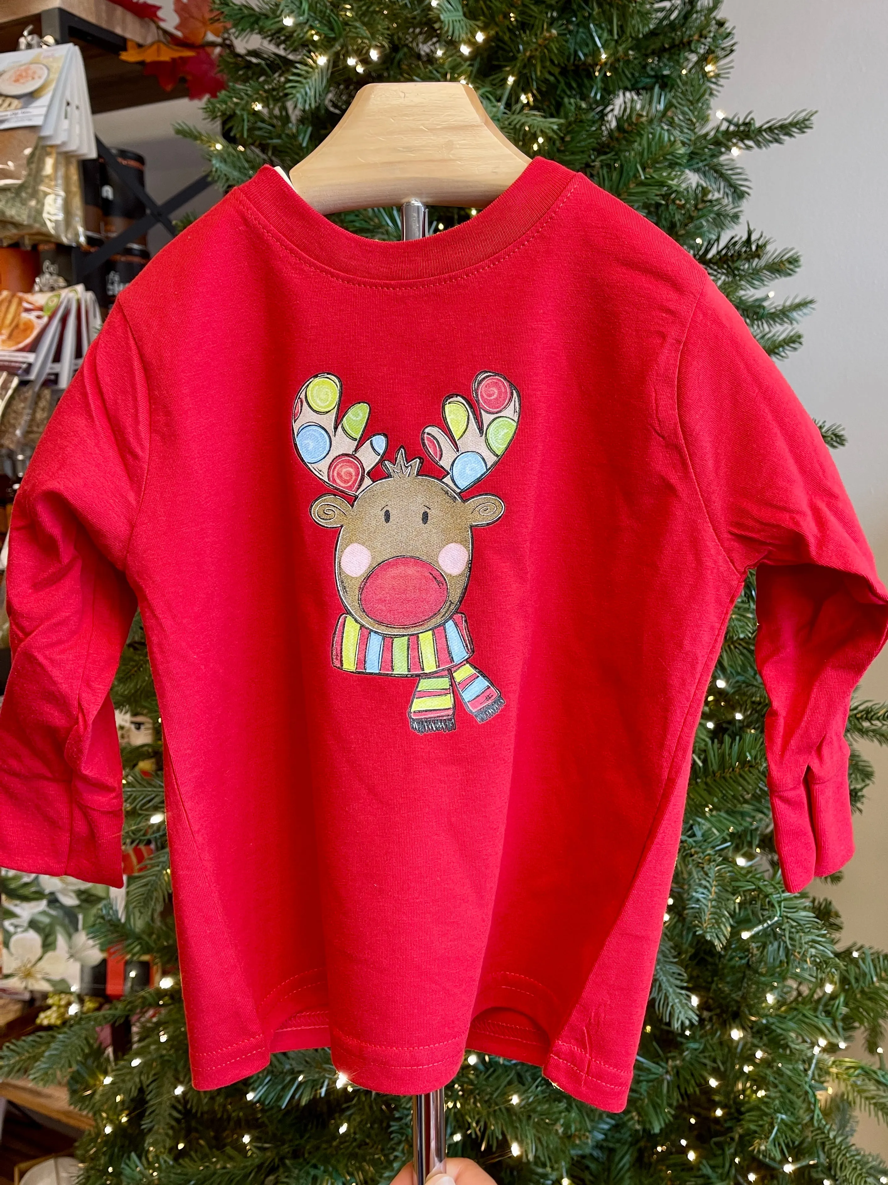 Toddler Whimsical Reindeer Soft Tee