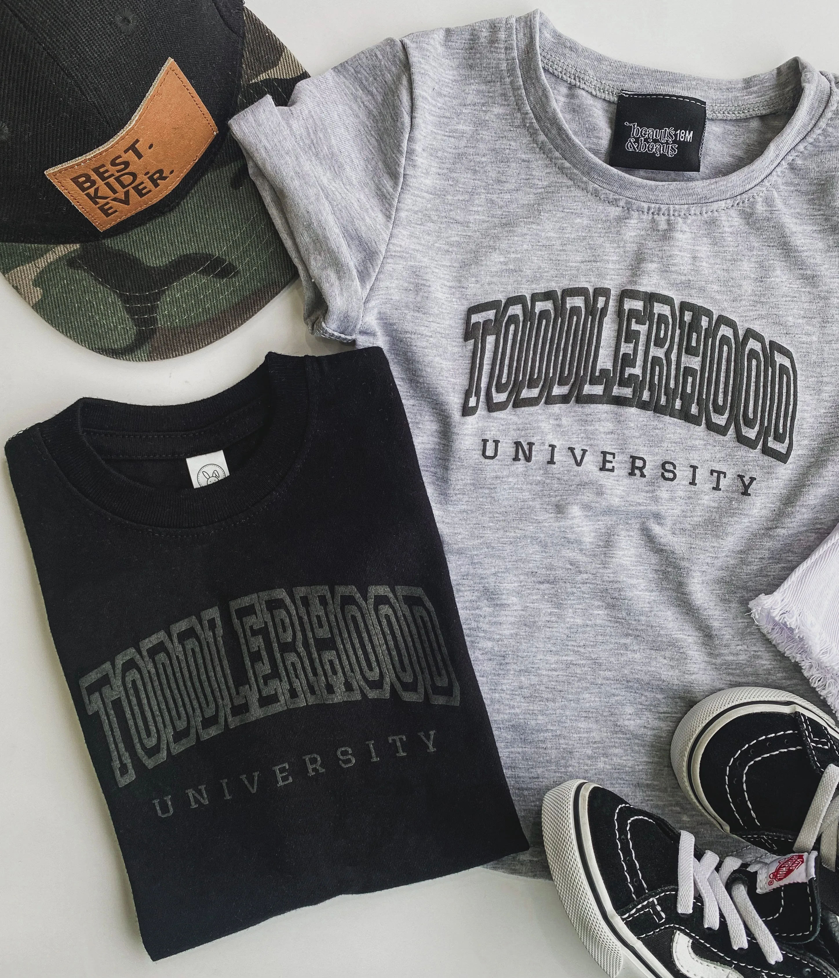 toddlerhood university tee - puff ink