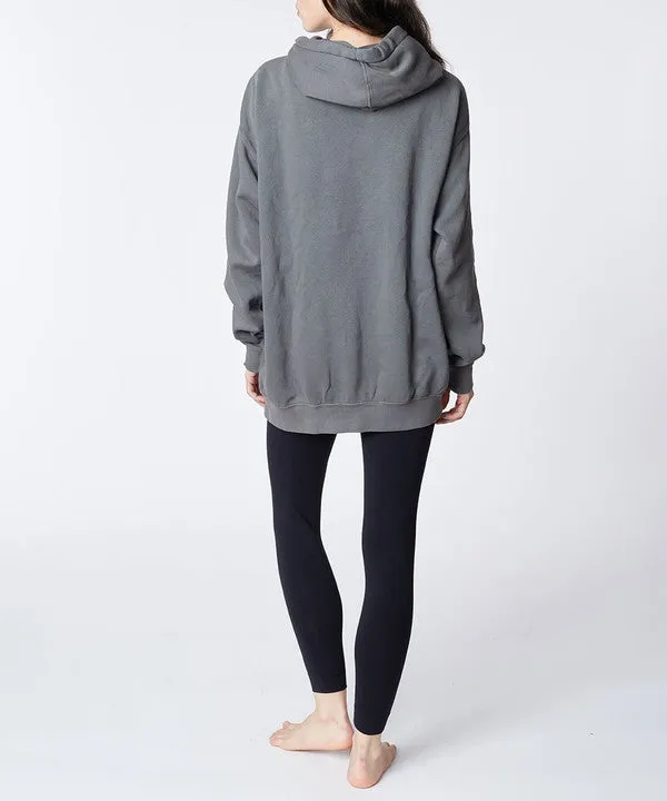 Unisex Garment-Dyed French Terry Hoodie