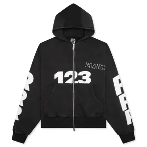 USO-123 CVA Zip Hoodie - Mechanic Black
