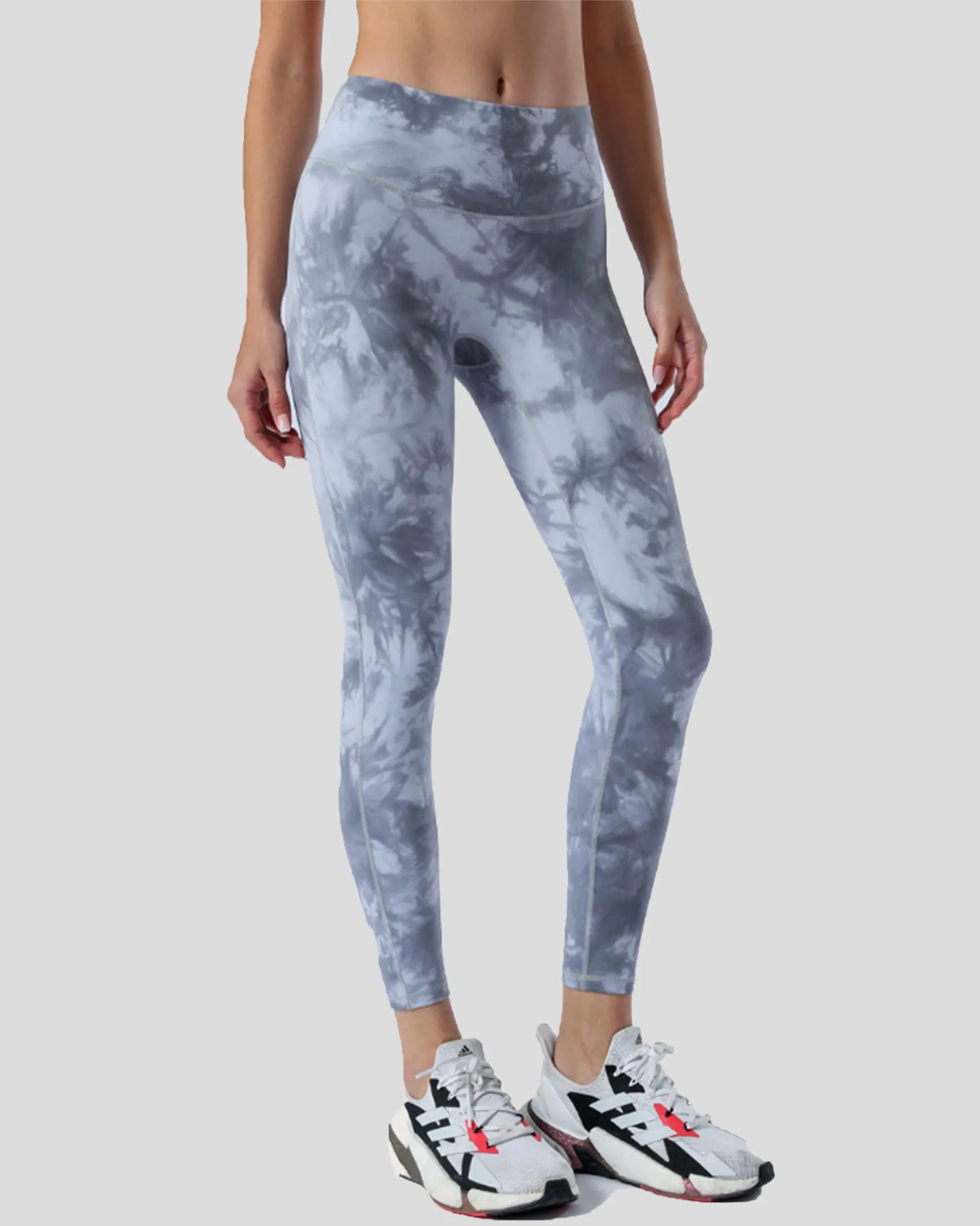 Vapor Tie Dye Print Leggings High Waist 26"