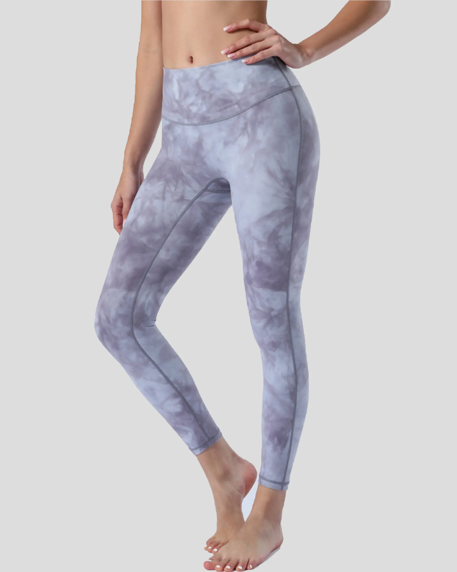 Vapor Tie Dye Print Leggings High Waist 26"