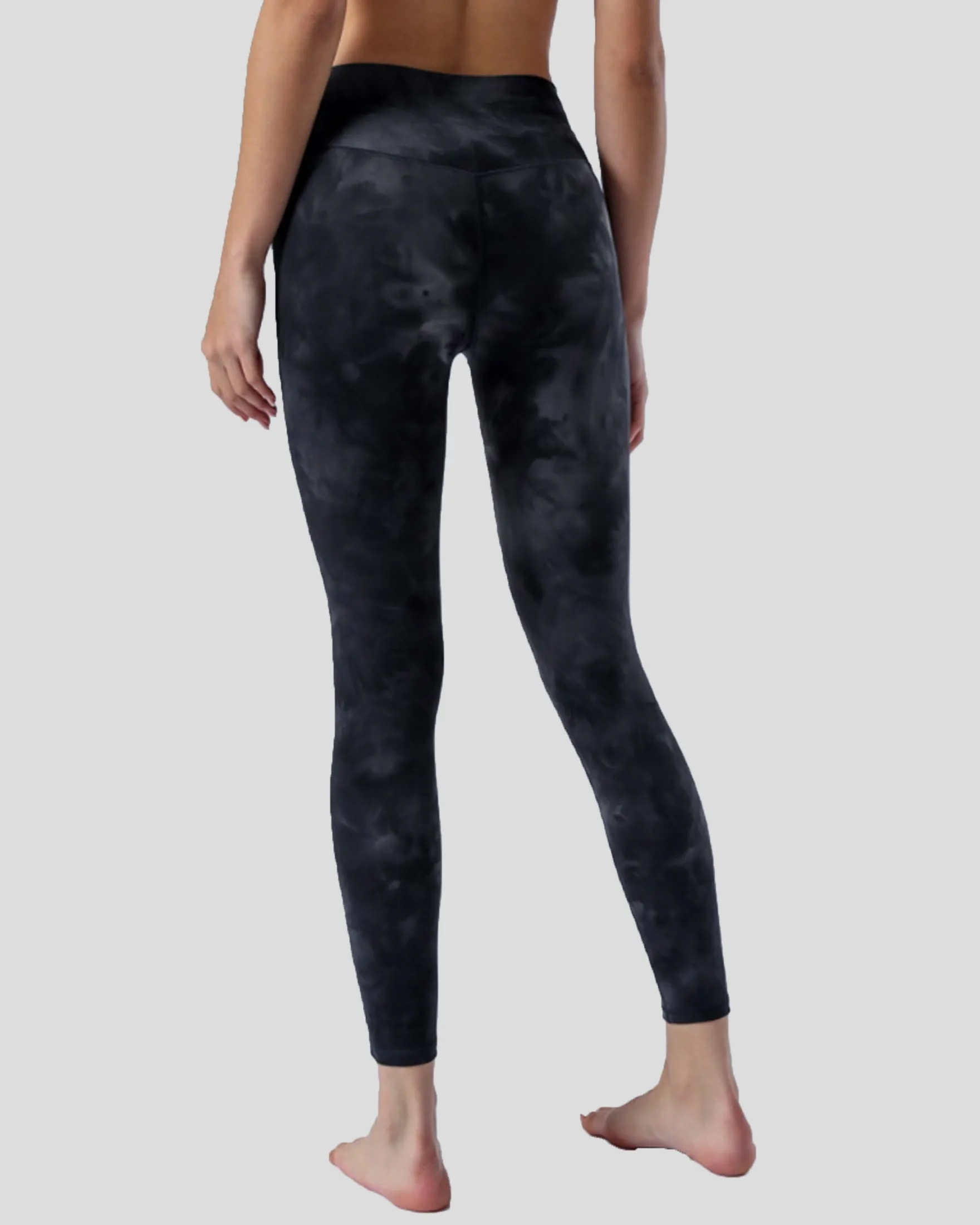 Vapor Tie Dye Print Leggings High Waist 26"