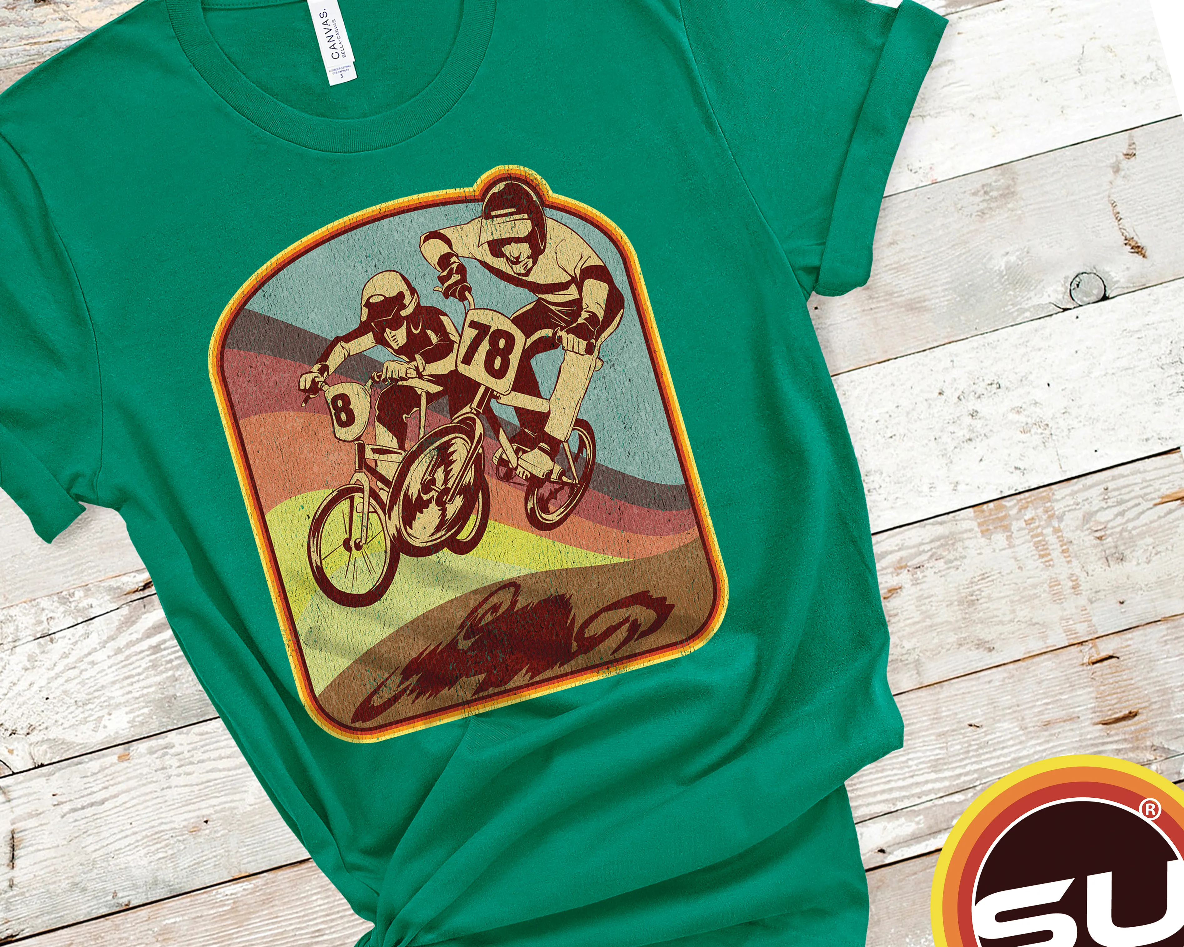 Vintage 80's Old School BMX Unisex T-Shirt