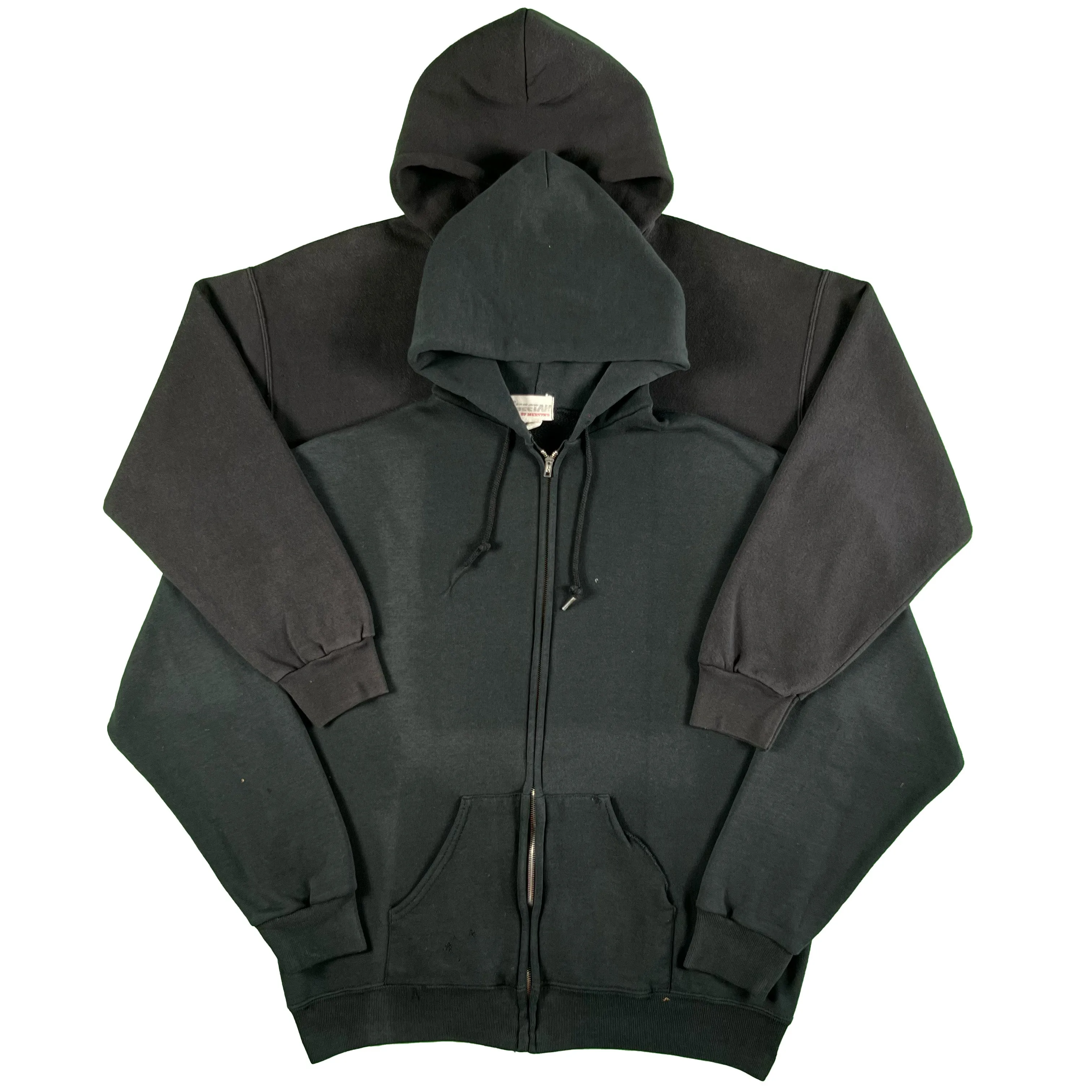 Vintage Blank Black Z/U Hoodie- SELECT SIZE