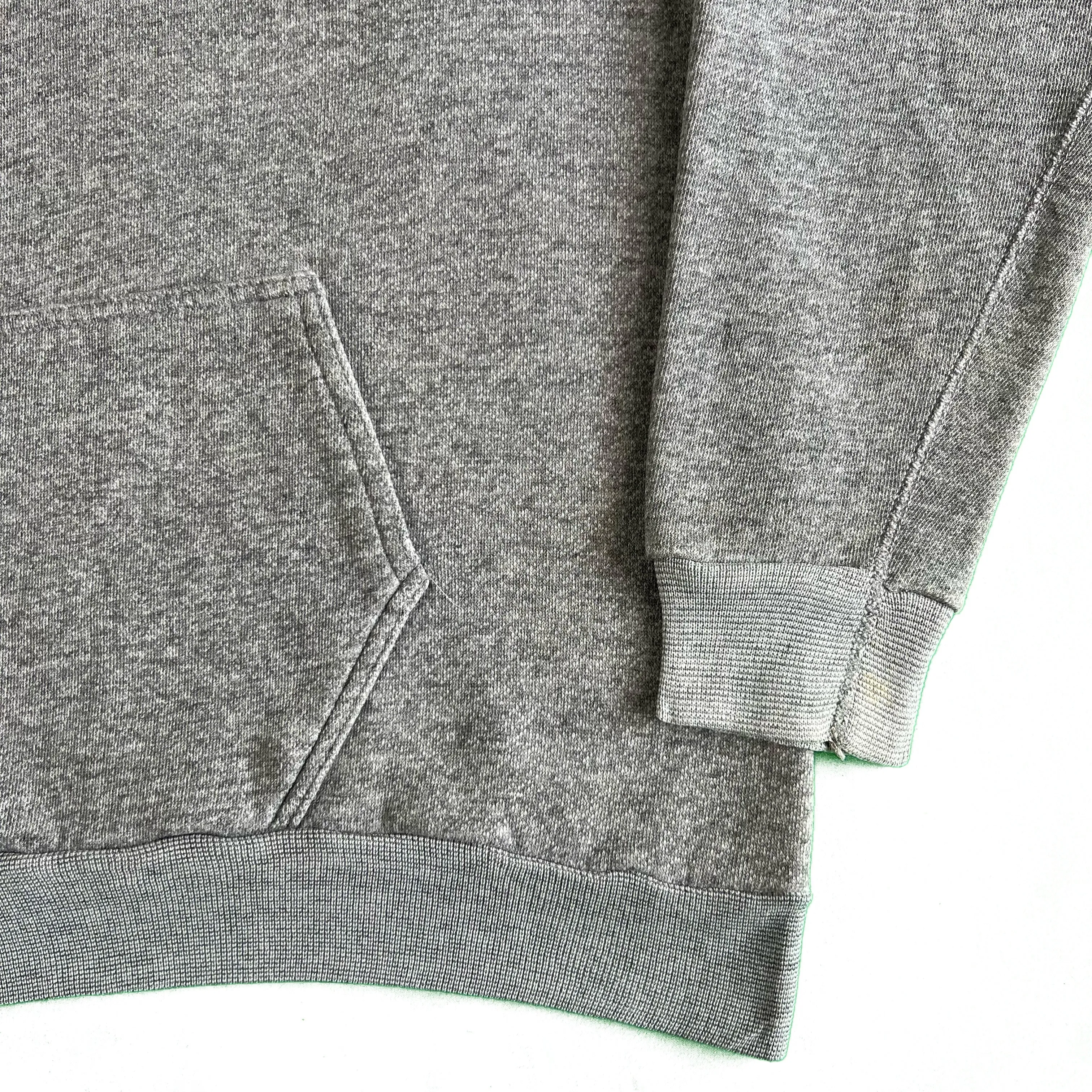 Vintage Blank Grey Hoodie- SELECT SIZE
