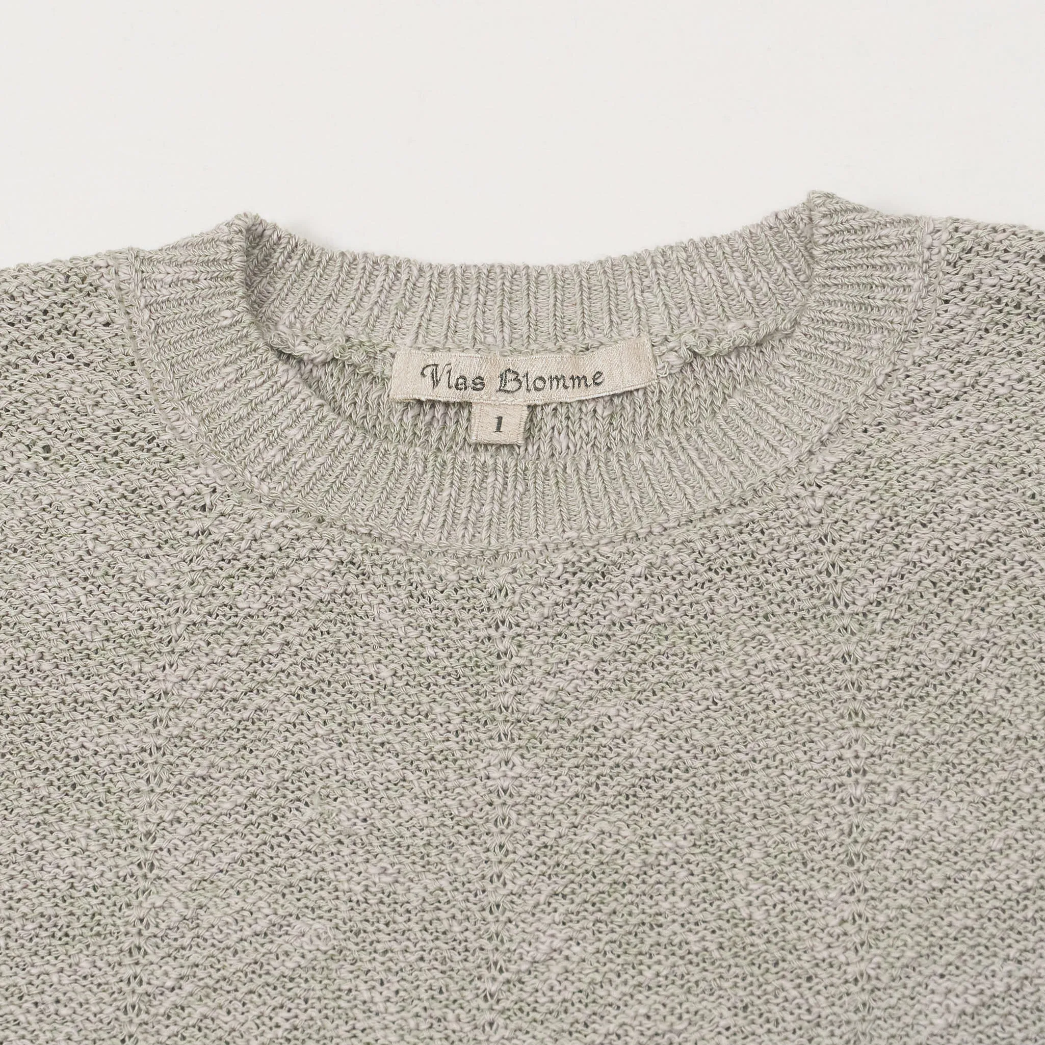 Vlas Blomme Ladies Knitted Crew Neck Pullover