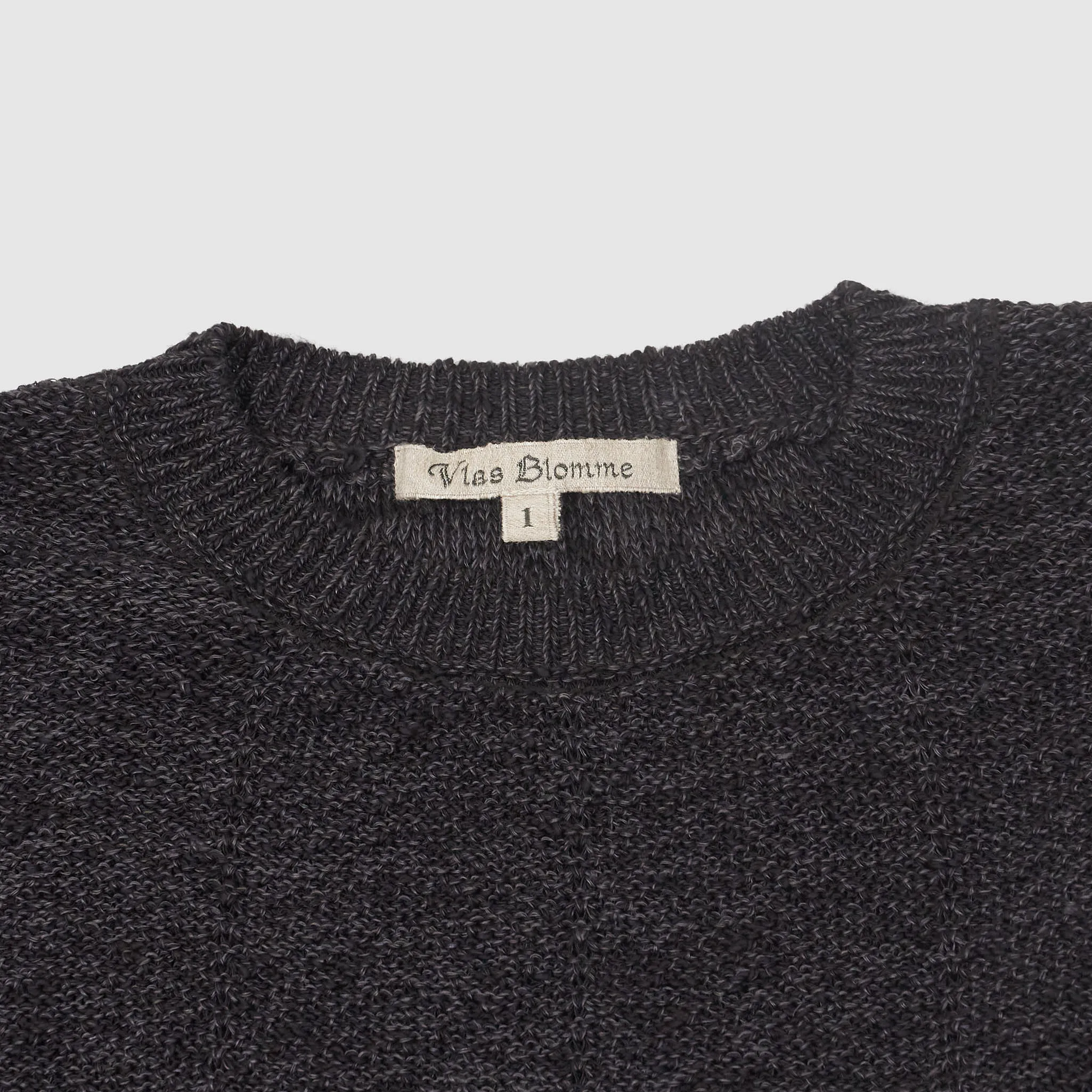 Vlas Blomme Ladies Knitted Crew Neck Pullover