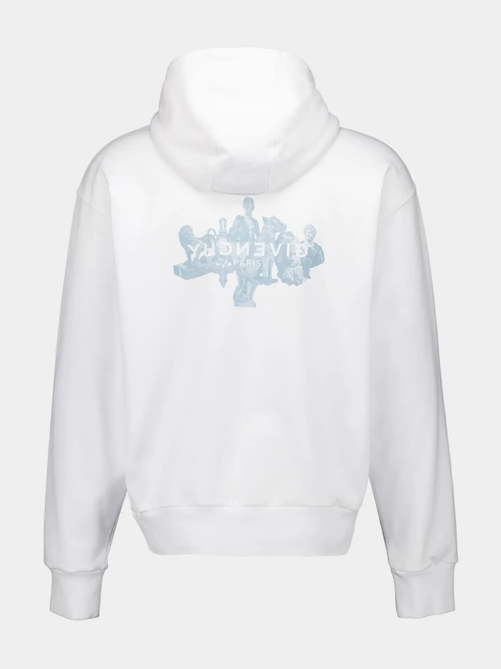 White Boxy Fit Sweatshirt