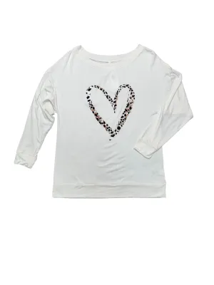 Wide Shoulder W/Heart-Ivory