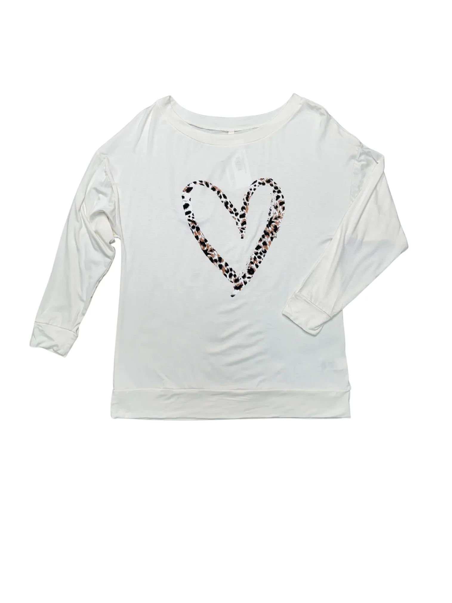 Wide Shoulder W/Heart-Ivory