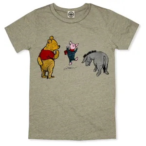 Winnie-The-Pooh, Piglet & Eeyore Men's Tee