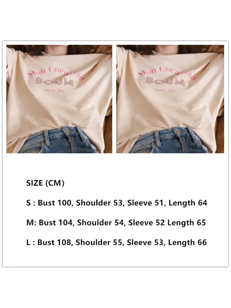 Women Heart-Shaped Print Sweatshirt – Perfect for Valentine’s Day