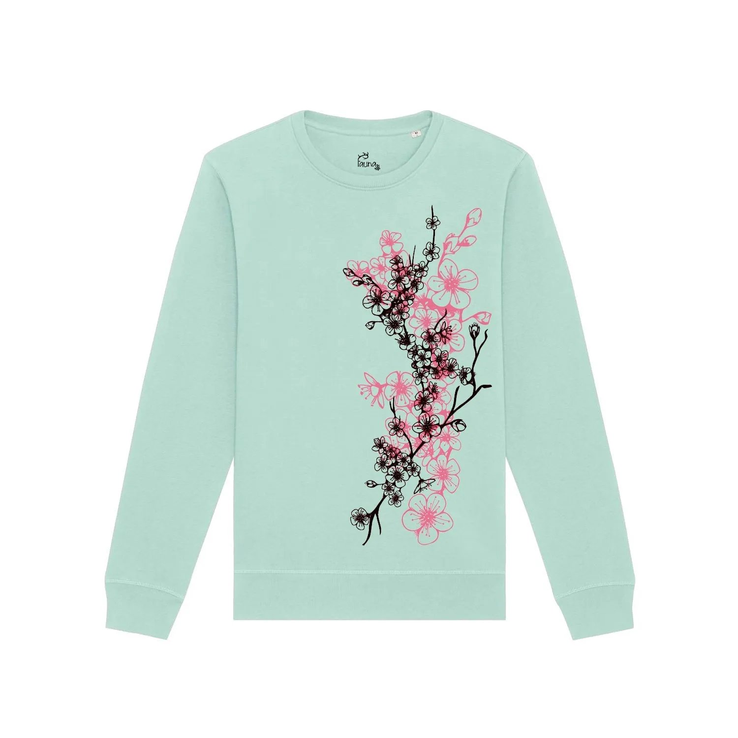 Women's Graphic Sweatshirt | Cherry Blossom Blue