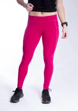 Women's Lycra/Supplex Blend EDC Leggings - Bright Rose