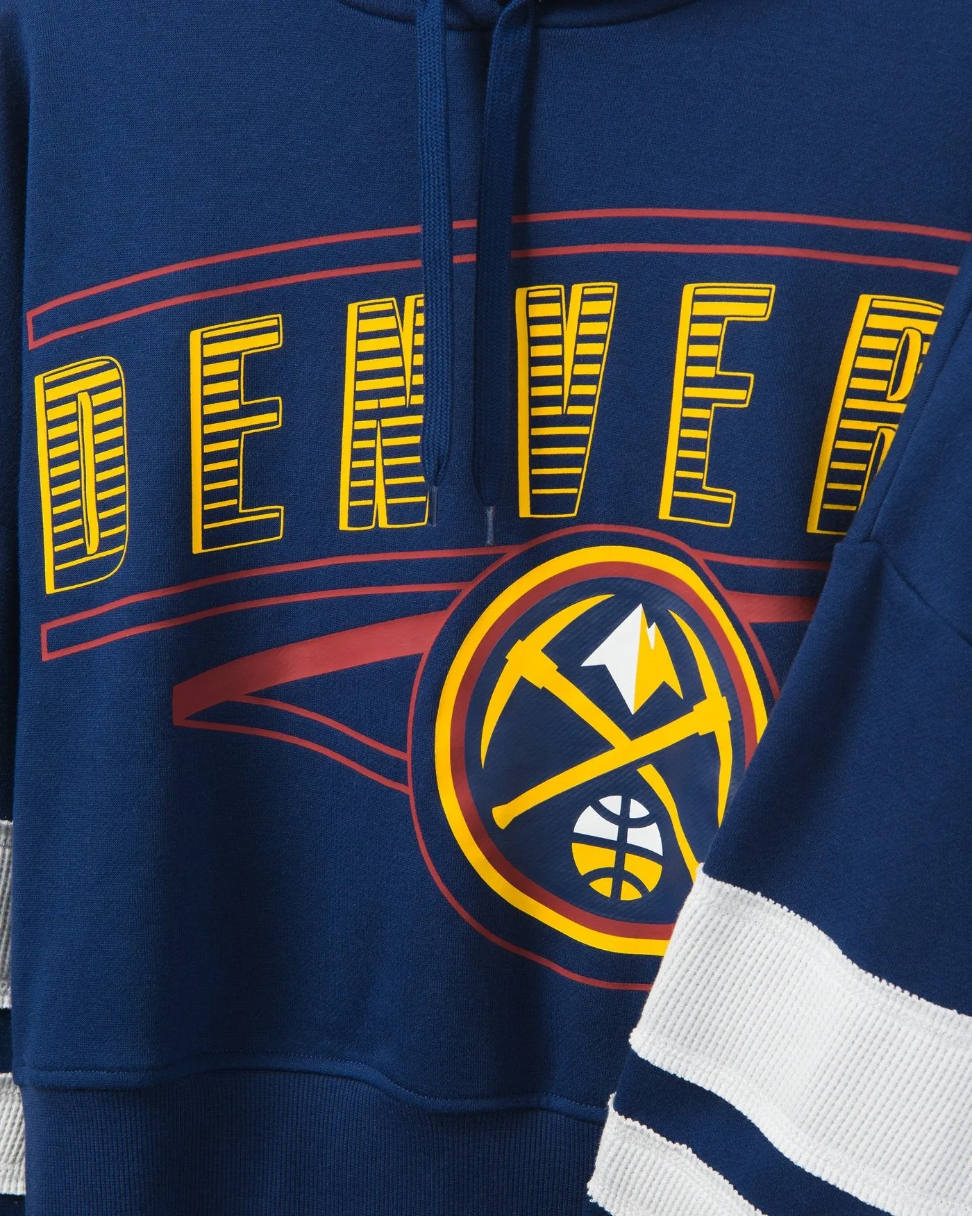 Women's Nuggets Overtime Striped Fleece Hoodie