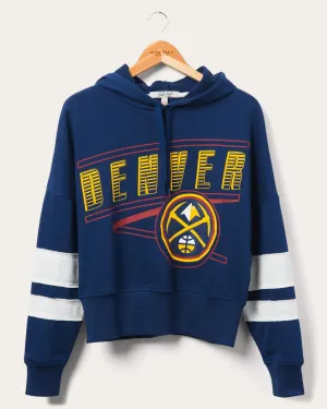Women's Nuggets Overtime Striped Fleece Hoodie
