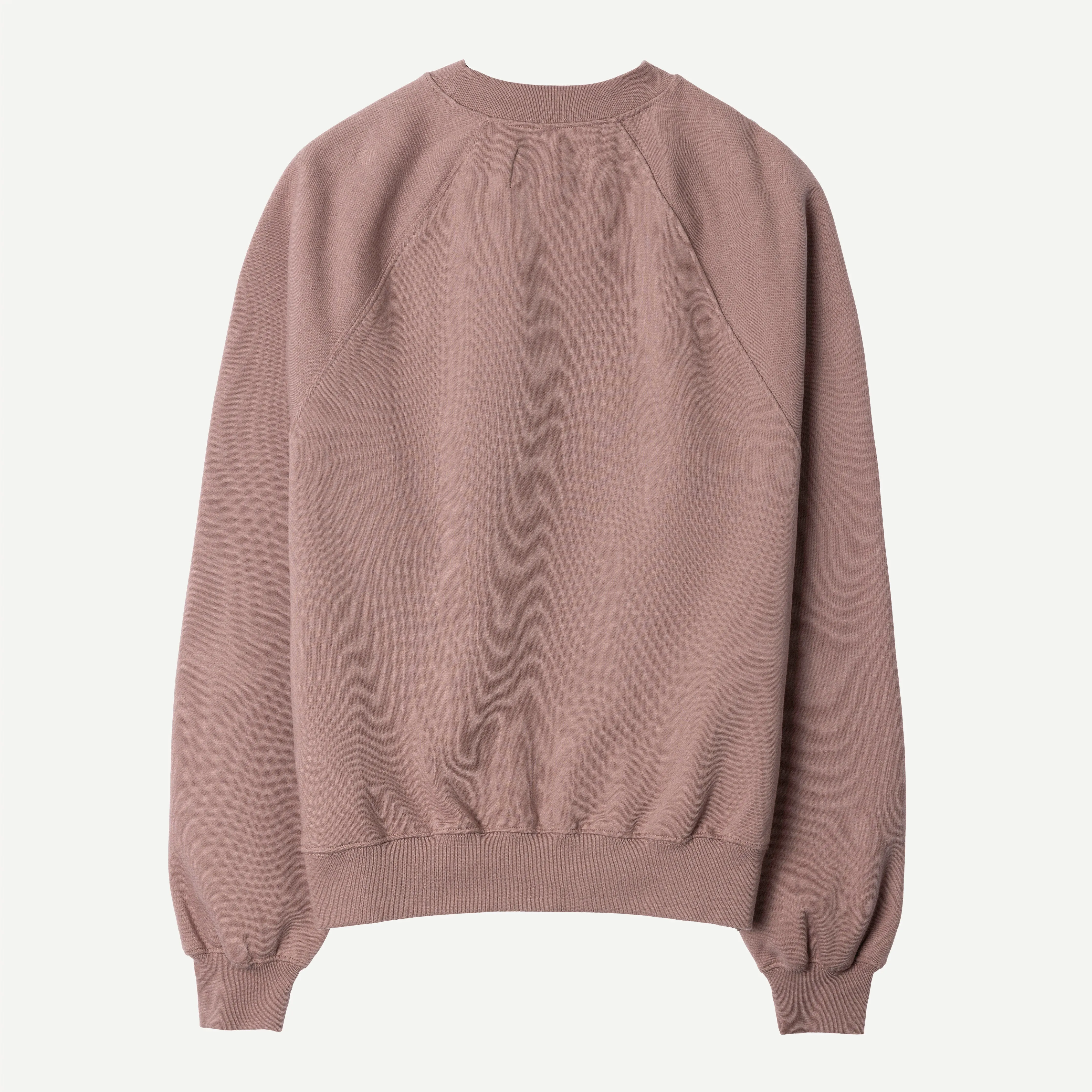 Womens Oversized Raglan Fleece Crew Sweatshirt - Antler