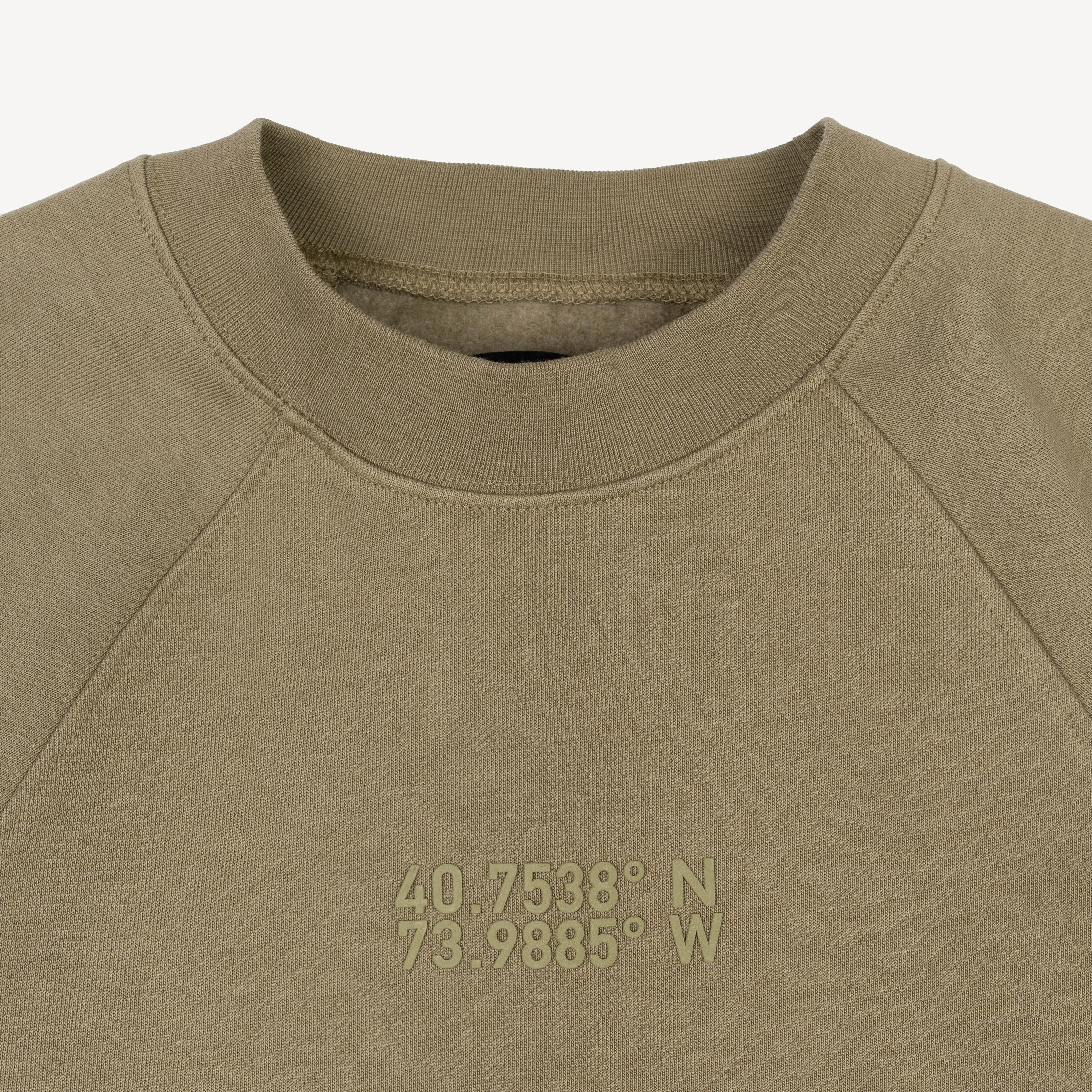 Womens Oversized Raglan Fleece Crew Sweatshirt - Elmwood