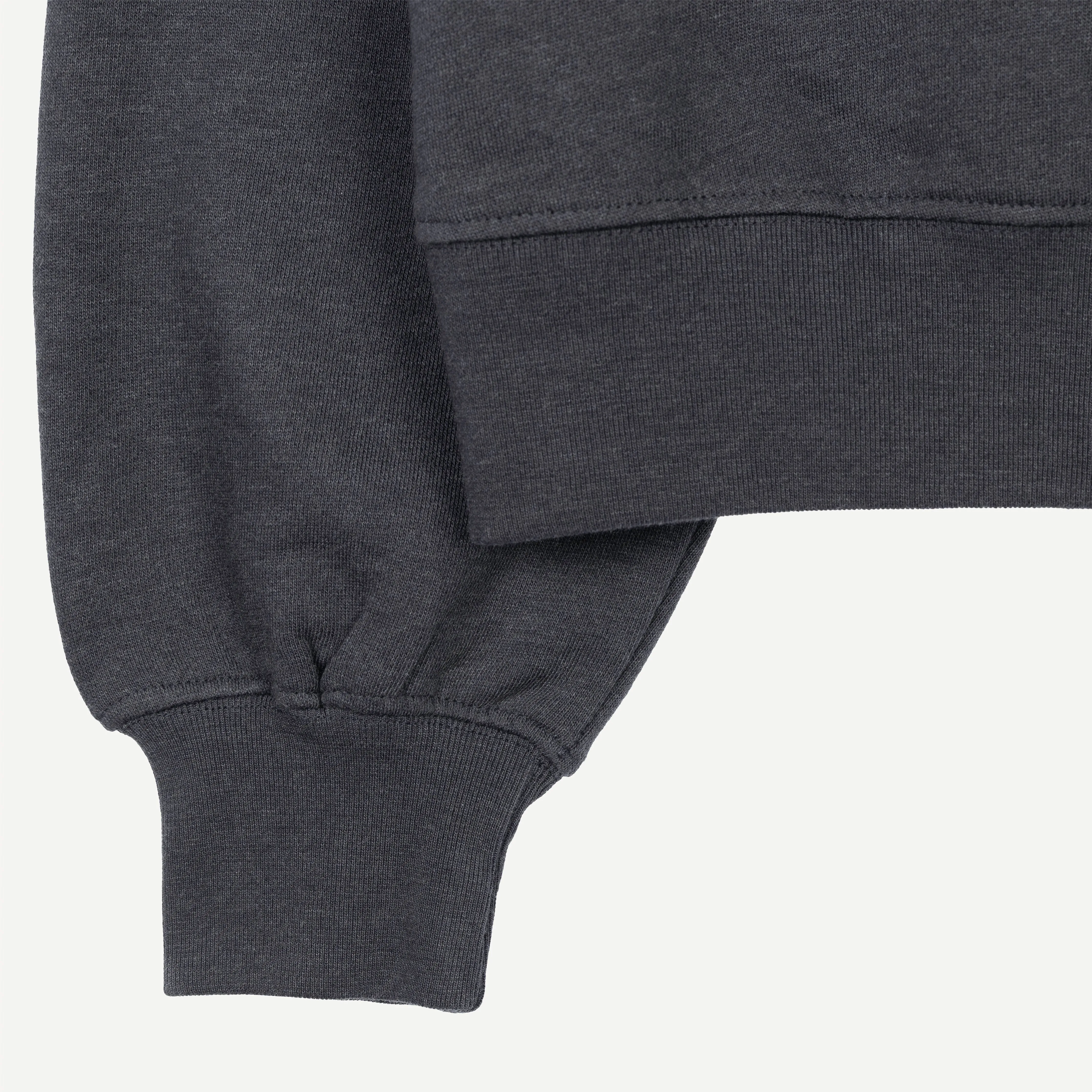 Womens Oversized Raglan Fleece Crew Sweatshirt - Woodland Grey