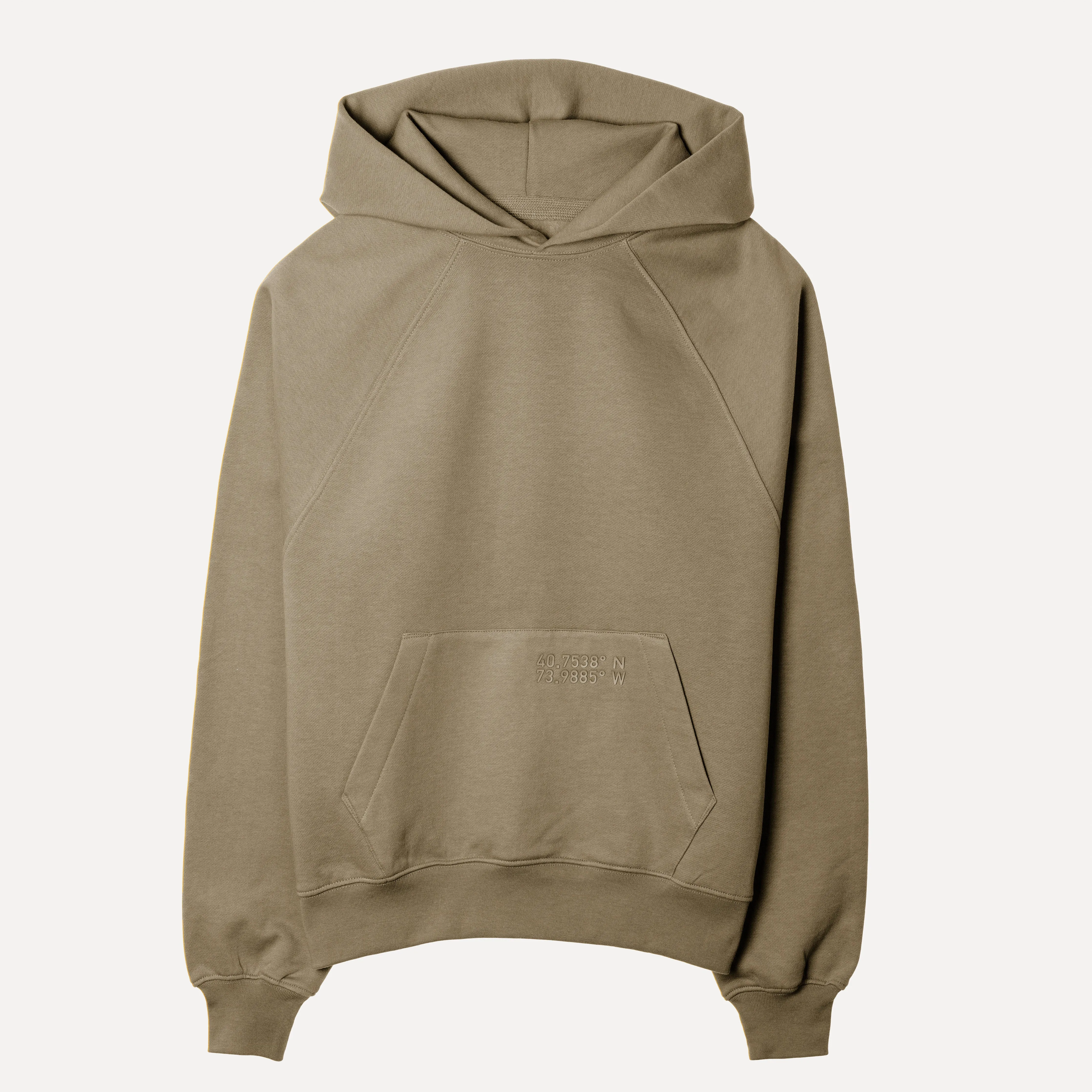 Womens Oversized Raglan Fleece Hoodie - Elmwood
