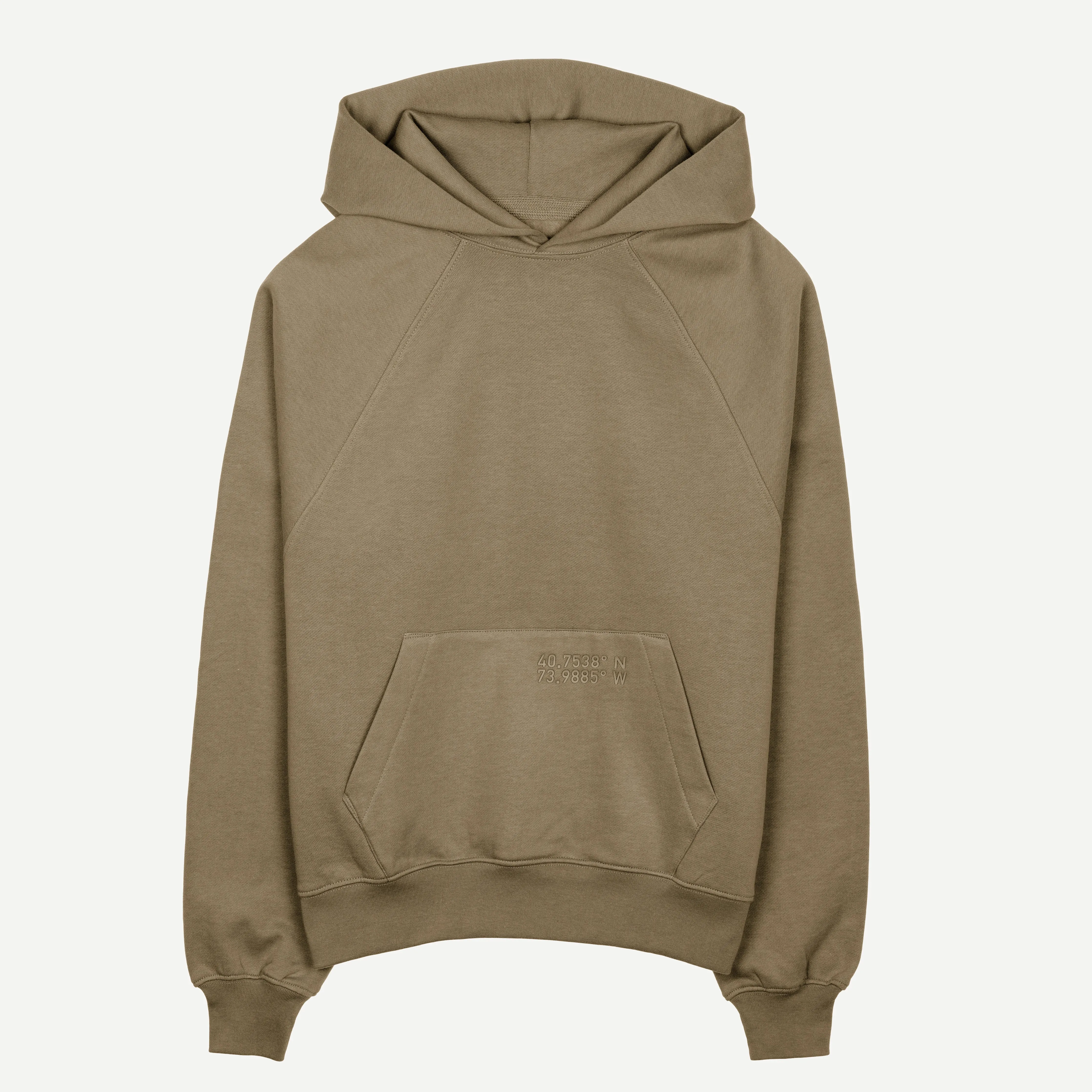 Womens Oversized Raglan Fleece Hoodie - Elmwood