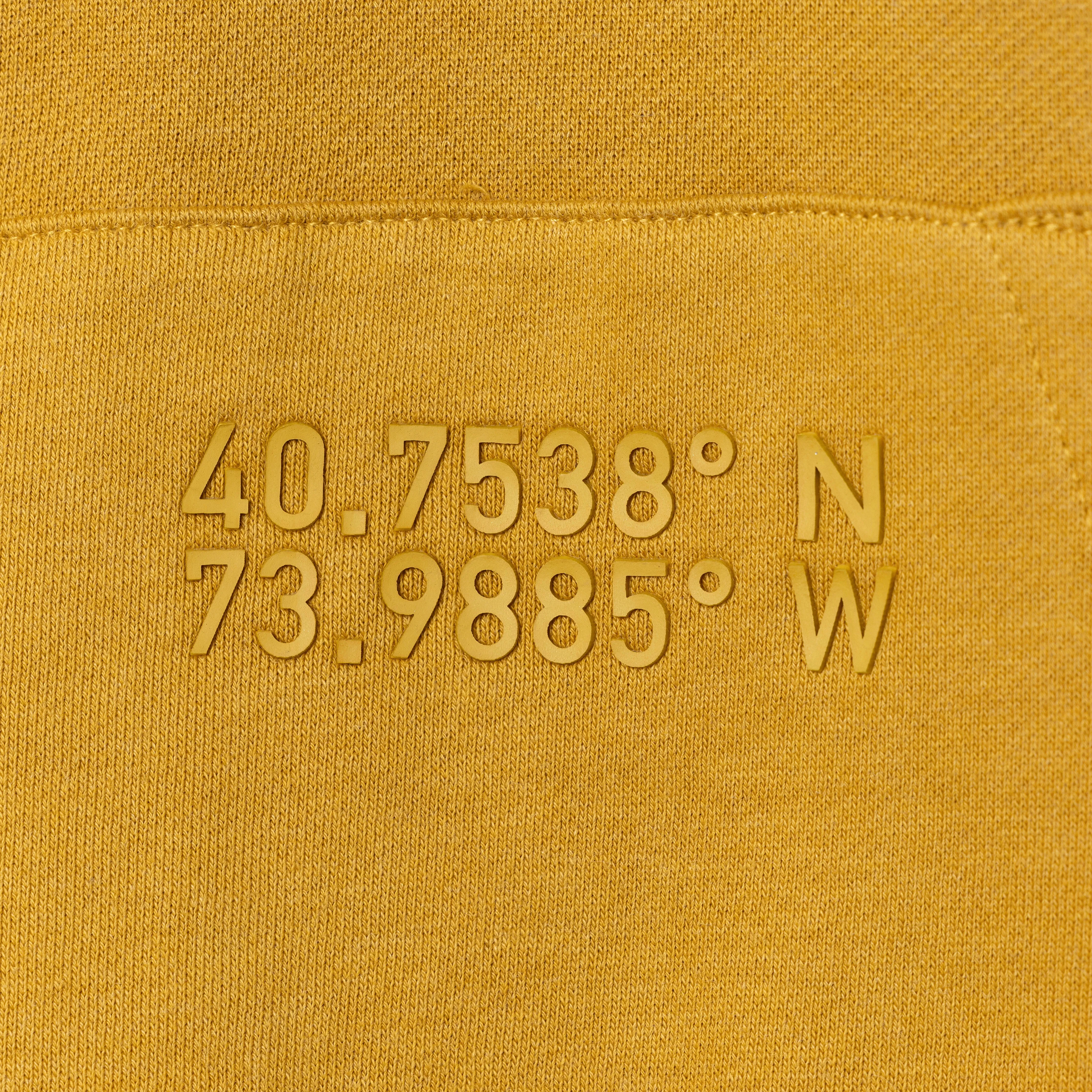 Womens Oversized Raglan Fleece Hoodie - Honey Mustard