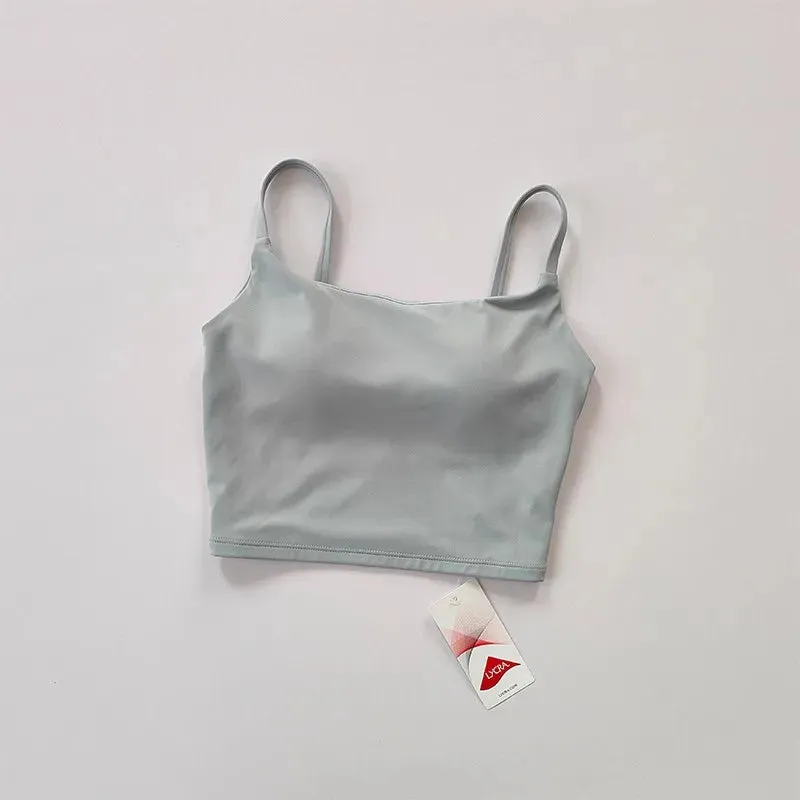 Women's Push-Up Fitness Yoga Bra - Breathable Running Vest - Gym Sports Bra with Pad